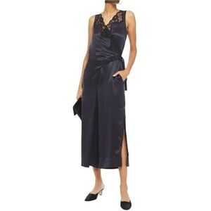 Stella McCartney silk lace detail jumpsuit sleeveless size S